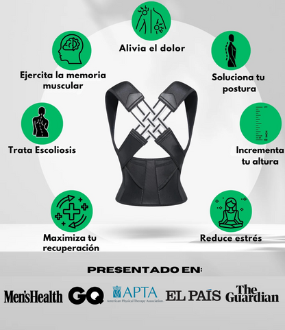 Alinea®X: Corrector de Postura Ultra Confort+ Masajeador Cervical (GRATIS)